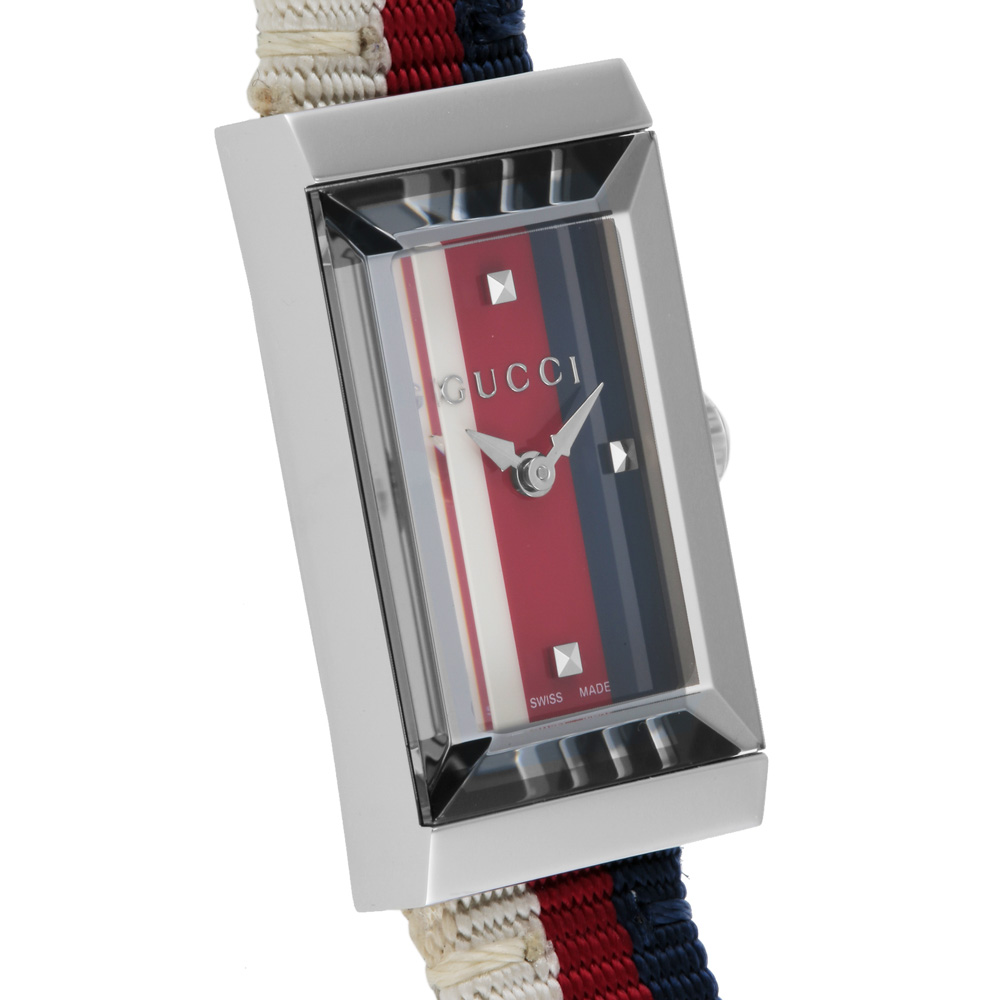グッチ GUCCI 腕時計 G-FRAMEスクエアナイロンレディースウォッチ YA147502【FITHOUSE ONLINE SHOP】