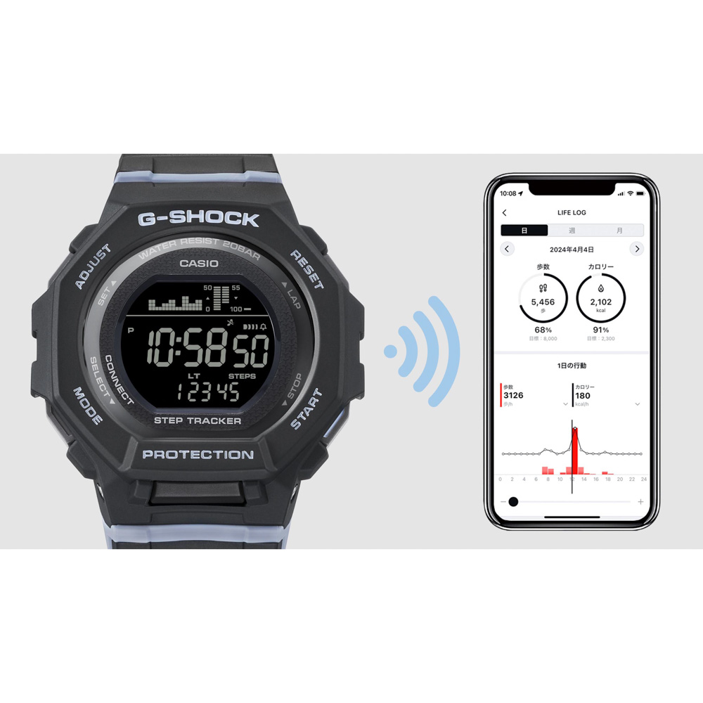 ジーショック G-SHOCK 腕時計 GMD-B300 モバイルリンク デジタル Lウォッチ GMD-B300-1JF【FITHOUSE ONLINE SHOP】