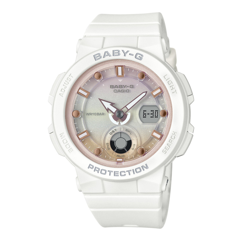 ベイビージー BABY-G 腕時計 BG･18S BEACH TRAVELER アナデジL BGA-250-7A2JF【FITHOUSE ONLINE SHOP】