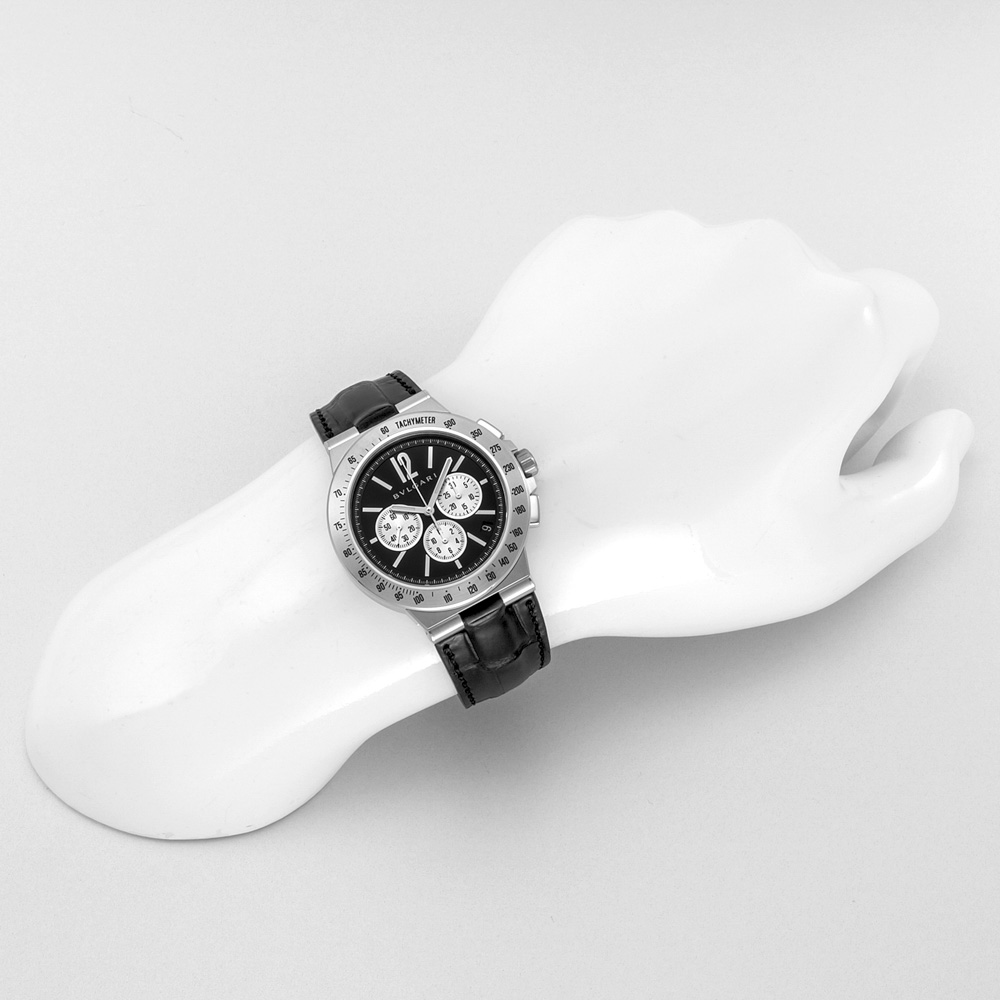 ブルガリ BVLGARI 腕時計 ディアゴノ ヴェロチッシモ クロノ アリゲーターレザー Mウォッチ I#DG41BSLDCHTA【FITHOUSE ONLINE SHOP】