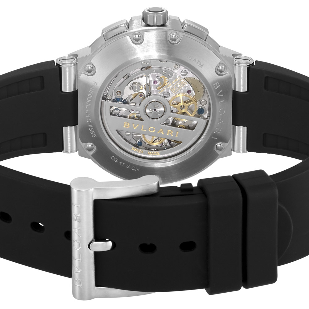 ブルガリ BVLGARI 腕時計 ディアゴノ ヴェロチッシモ クロノ 41ミリ ラバー Mウォッチ I#DG41BSVDCH【FITHOUSE ONLINE SHOP】