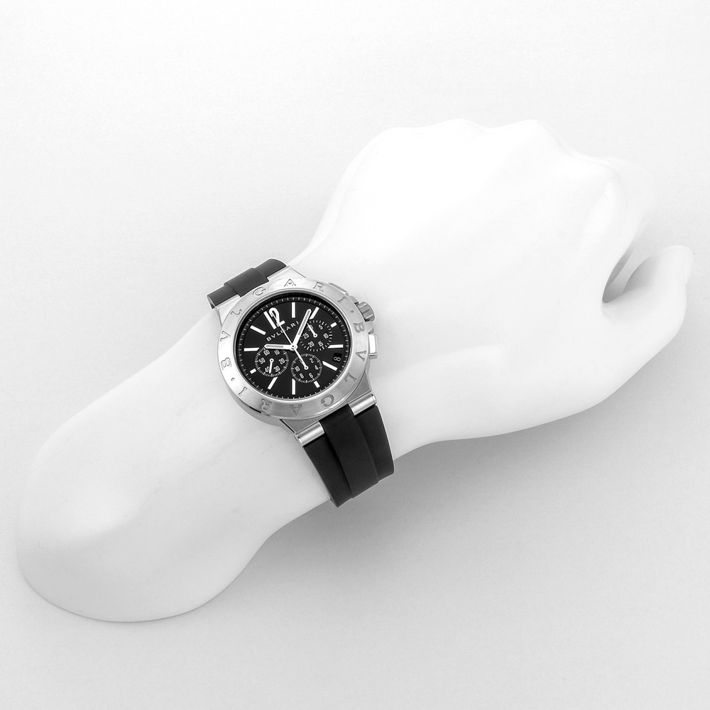 ブルガリ BVLGARI 腕時計 ディアゴノ ヴェロチッシモ クロノ 41ミリ ラバー Mウォッチ I#DG41BSVDCH【FITHOUSE ONLINE SHOP】