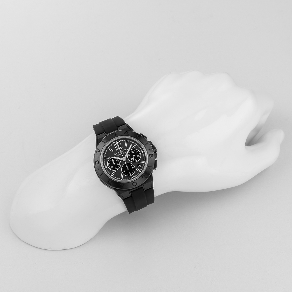 ブルガリ BVLGARI 腕時計 ディアゴノ マグネシウム クロノ 42ミリ ラバー Mウォッチ I#DG42BSMCVDCH【FITHOUSE ONLINE SHOP】