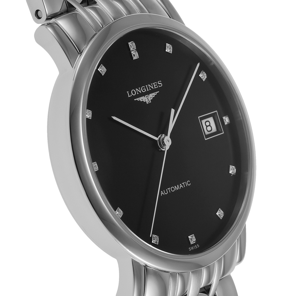 ロンジン LONGINES 腕時計 エレガントコレクション 35㎜ 12PダイヤステンMウォッチ L4.809.4.57.6【FITHOUSE ONLINE SHOP】