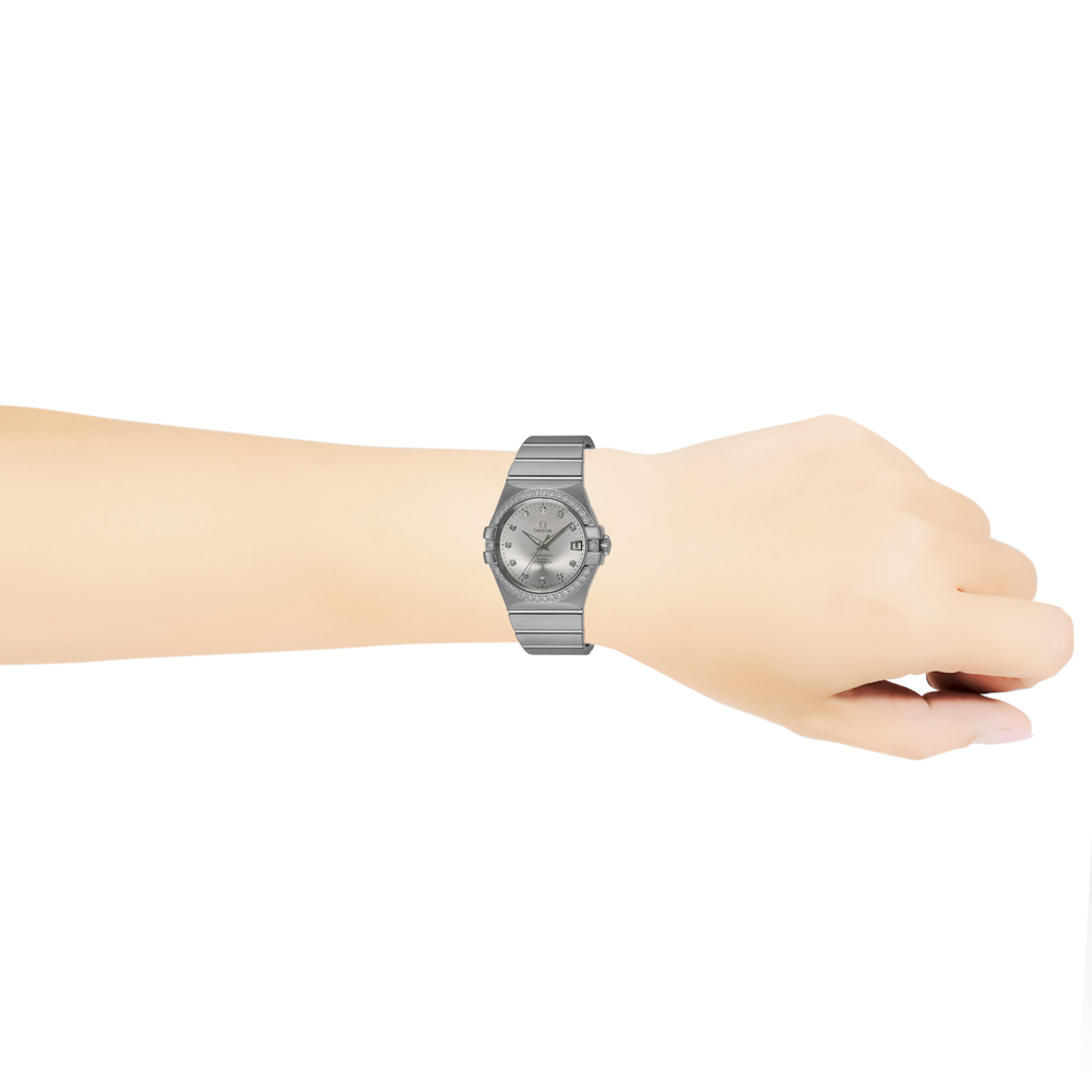 オメガ OMEGA 腕時計 コンステレーションブラッシュダイヤLウォッチ AT 123.15.35.20.52.001【FITHOUSE ONLINE SHOP】