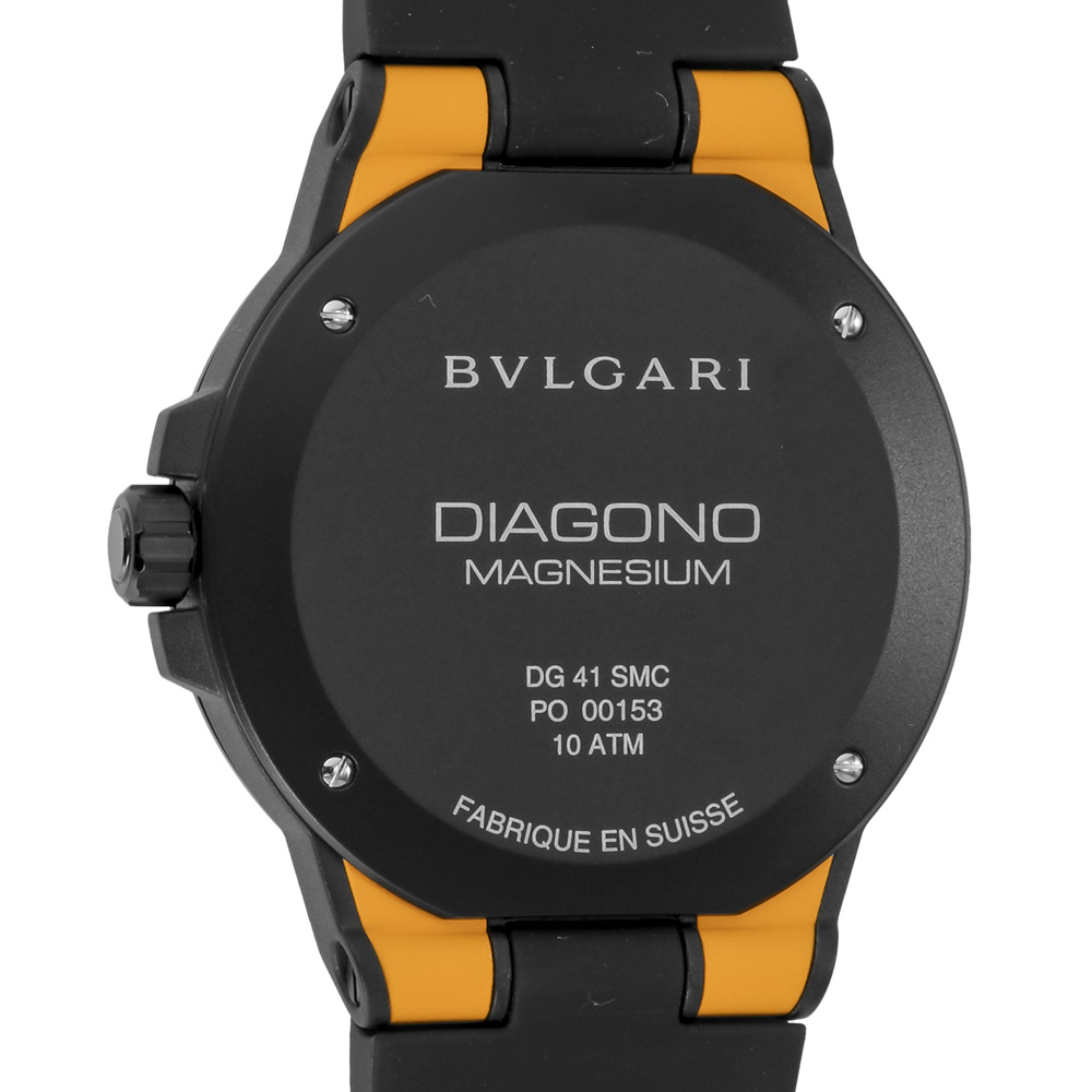 ブルガリ BVLGARI 腕時計 ディアゴノマグネシウムラバーMウォッチ DG41C10SMCVD【FITHOUSE ONLINE SHOP】