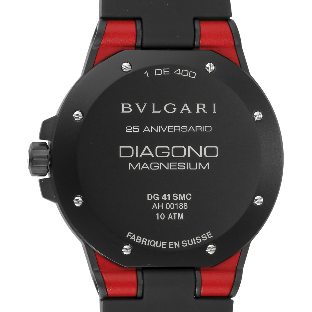 ブルガリ BVLGARI 腕時計 ディアゴノマグネシウムラバーMウォッチ DG41C9SMCVD/SP【FITHOUSE ONLINE SHOP】