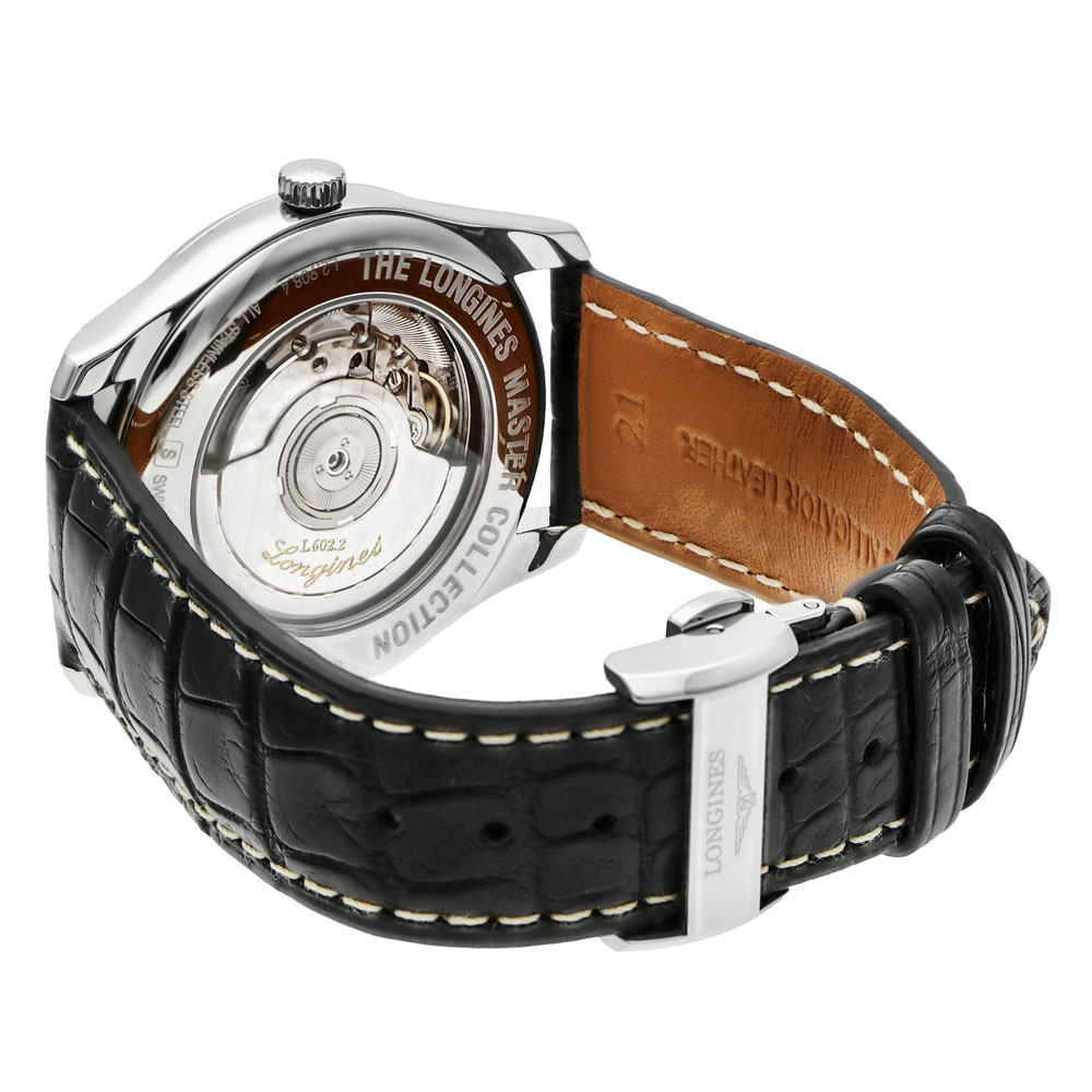 ロンジン LONGINES 腕時計 マスターコレクション 40mm レザー M