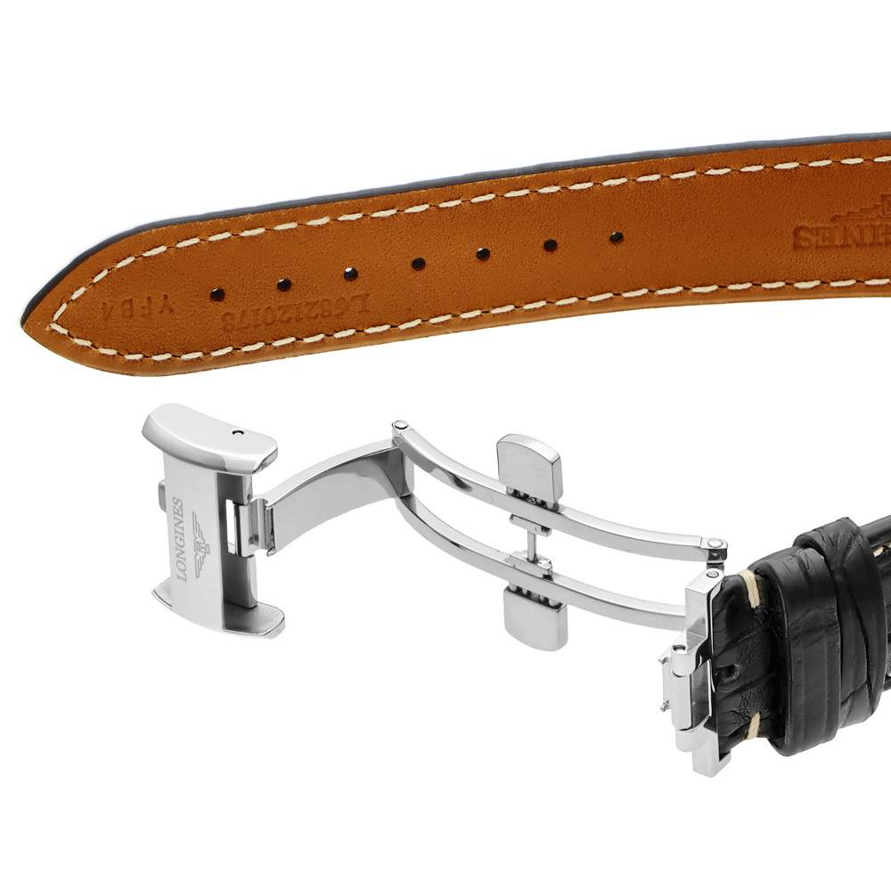 ロンジン LONGINES 腕時計 マスターコレクション 40mm レザー M