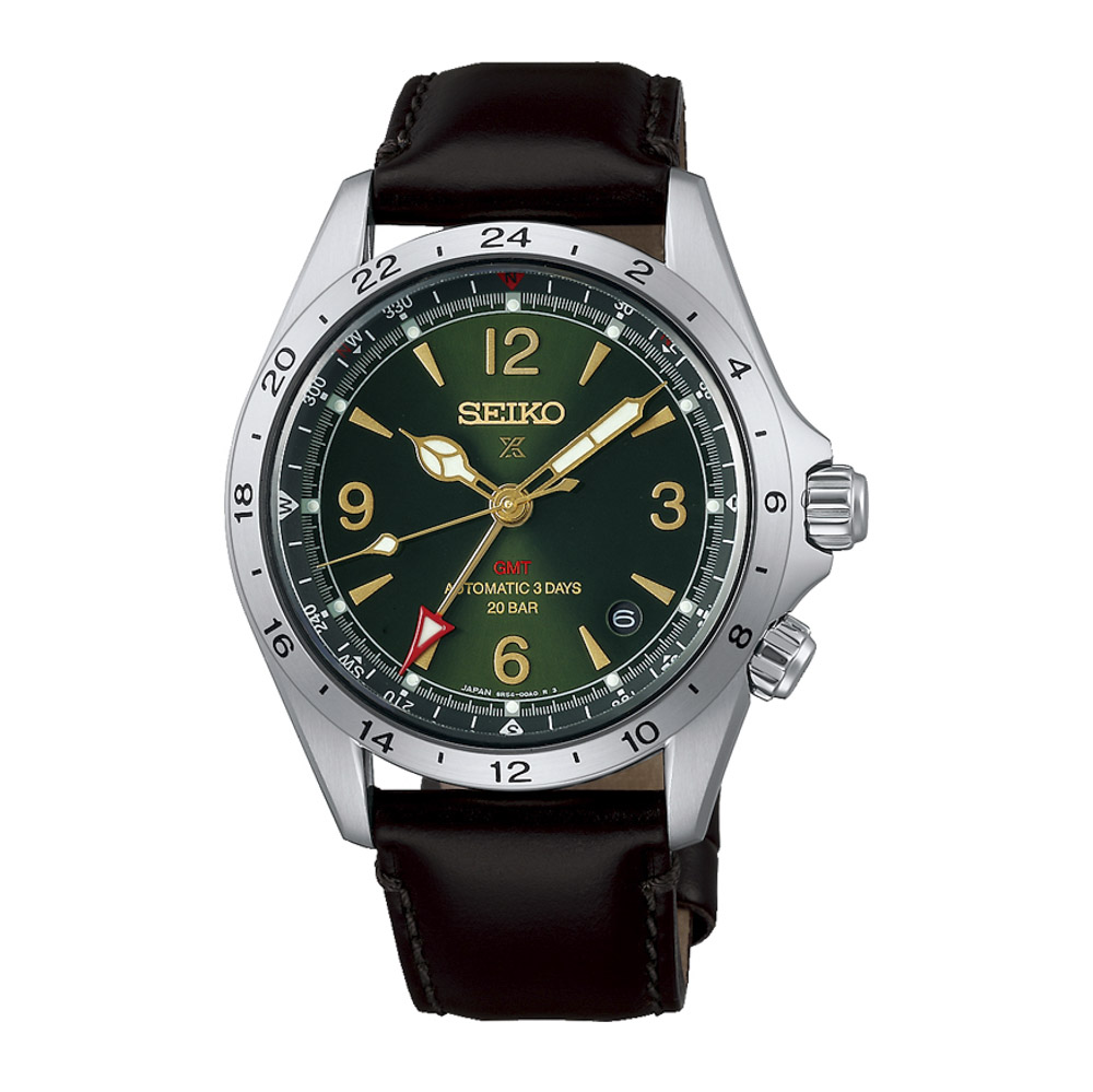 セイコー SEIKO プロスペックス PROSPEX メンズ腕時計 Alpinist メカニカル GMT レザーベルト Mウォッチ SBEJ005【FITHOUSE ONLINE SHOP】