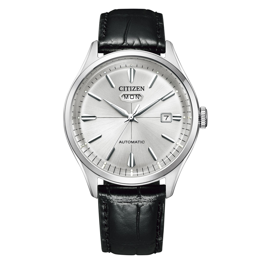 レコードレーベル RECORD LABEL 腕時計 CITIZEN C7 40.2mm デイ デイト レザー Mウォッチ NH8391-01A【FITHOUSE ONLINE SHOP】