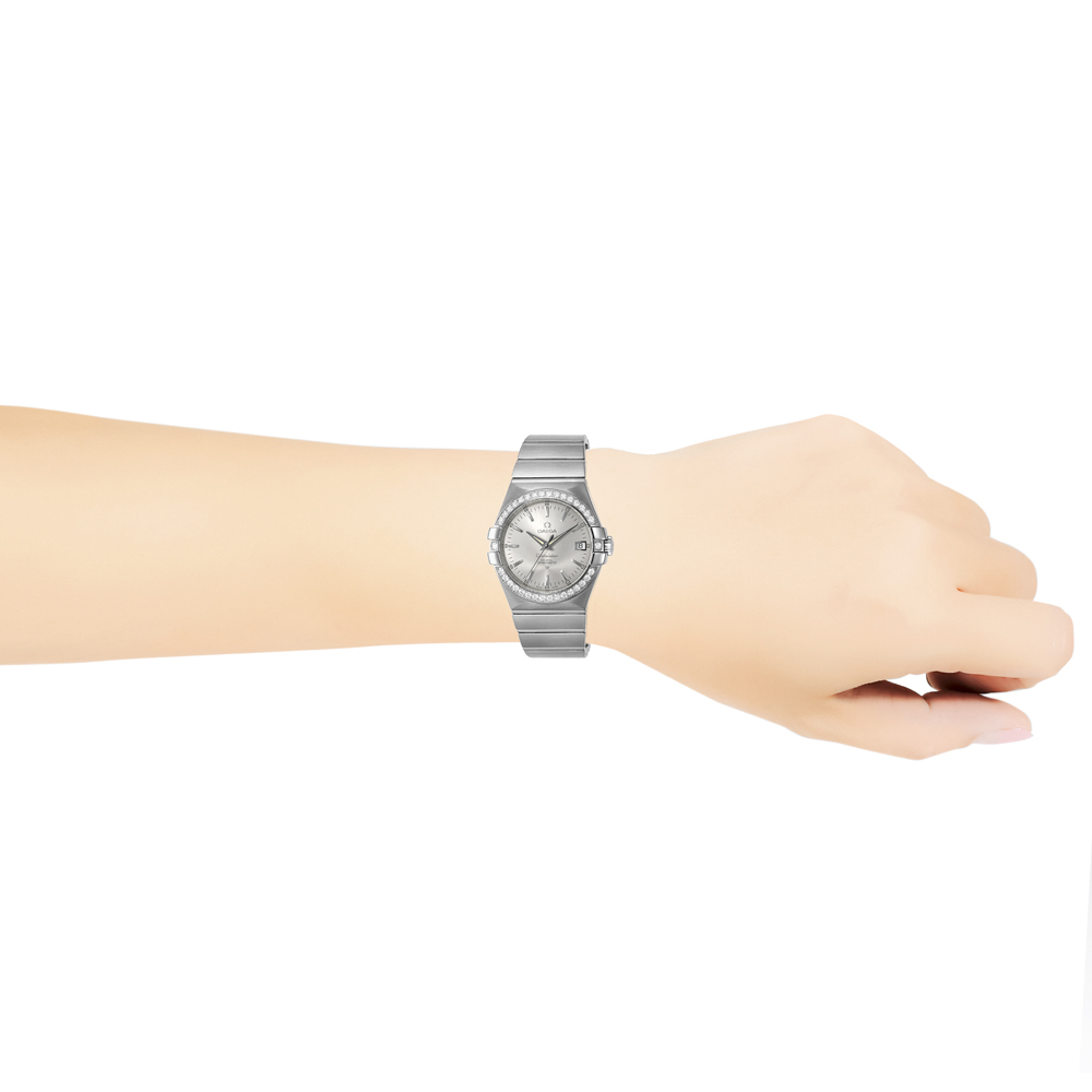 オメガ OMEGA 腕時計 コンステレーションブラッシュダイヤLウォッチ AT 123.15.35.20.02.001【FITHOUSE ONLINE SHOP】
