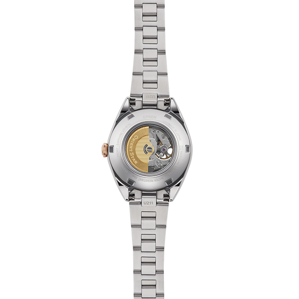 オリエントスター ORIENT STAR 腕時計 セミスケルトン コンテンポラリー ステンレスLウォッチ RK-ND0101S