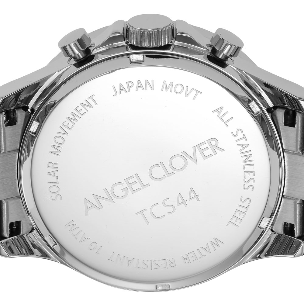 エンジェルクローバー ANGEL CLOVER 腕時計 タイムクラフトソーラー クロノステンレスMウォッチ TCS44SWH【FITHOUSE ONLINE SHOP】