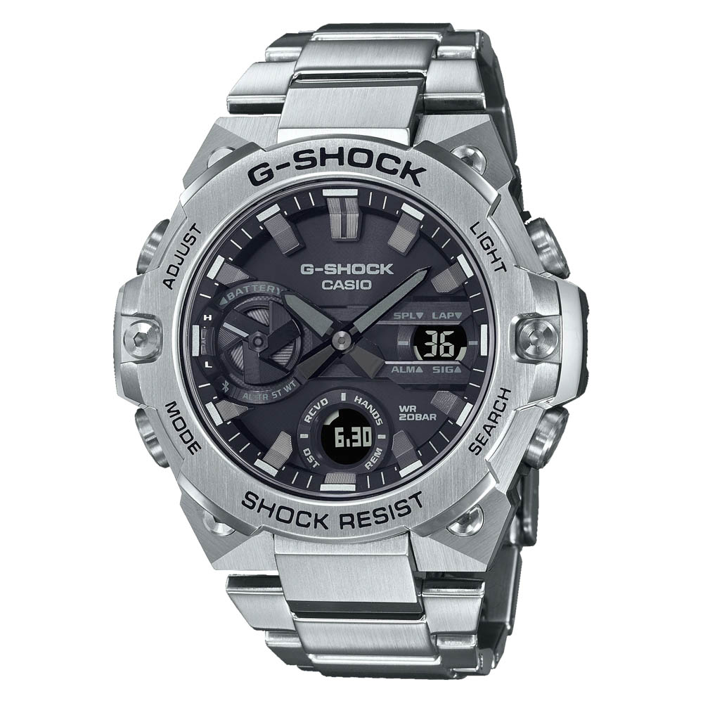 ジーショック G-SHOCK 腕時計 G-STEEL モバイルリンク電波ソーラーMウォッチ GST-B400D-1AJF【FITHOUSE ONLINE SHOP】