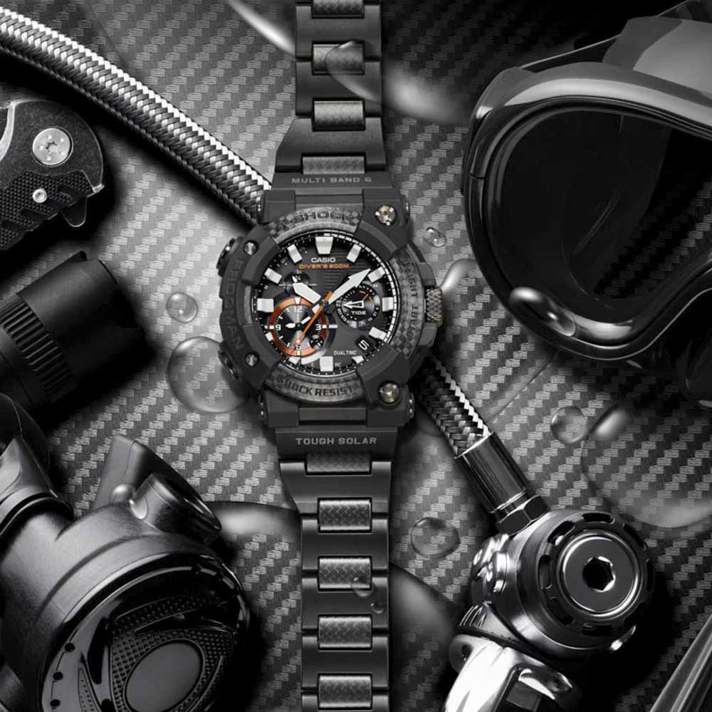 ジーショック G-SHOCK 腕時計 FROGMAN カーボンコンポジット スマホリンク電波ソーラーMウォッチ GWF-A1000XC-1AJF【FITHOUSE ONLINE SHOP】