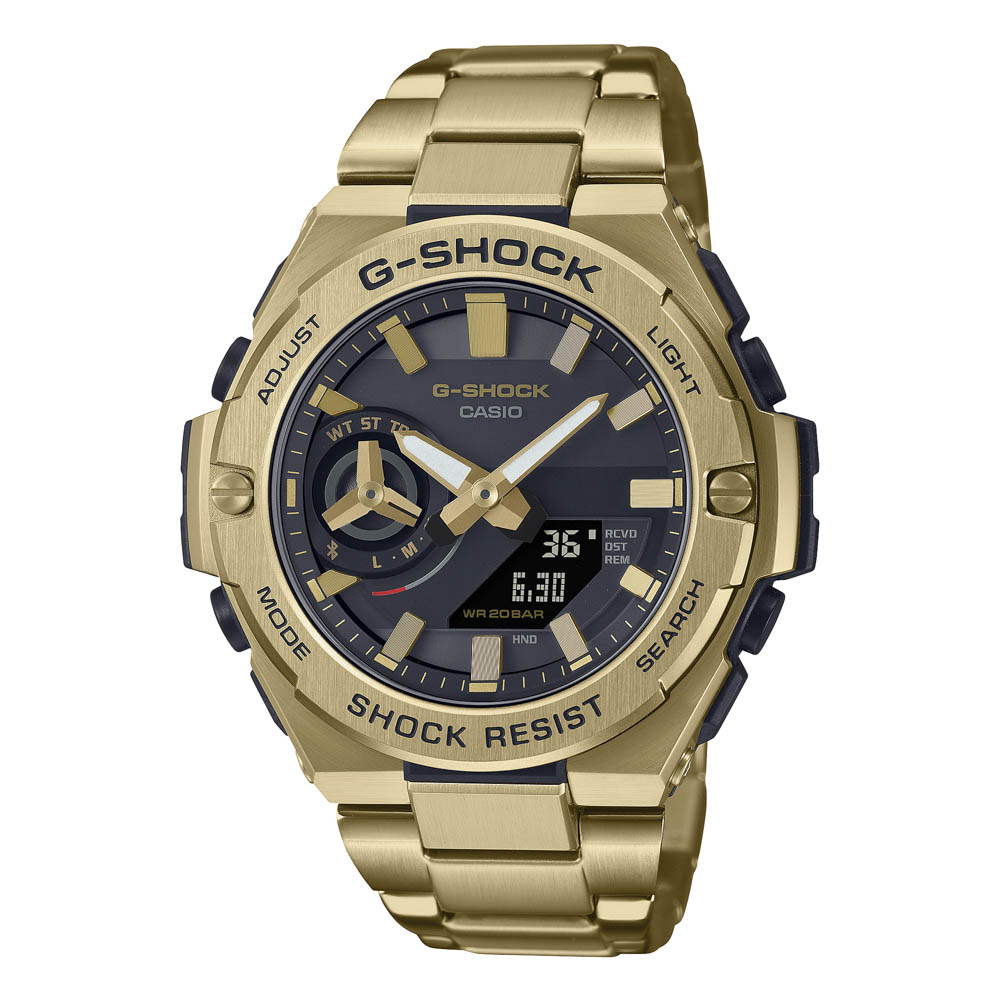 ジーショック G-SHOCK 腕時計 G-STEEL Bluetooth ソーラーMウォッチ GST-B500GD-9AJF【FITHOUSE ONLINE SHOP】