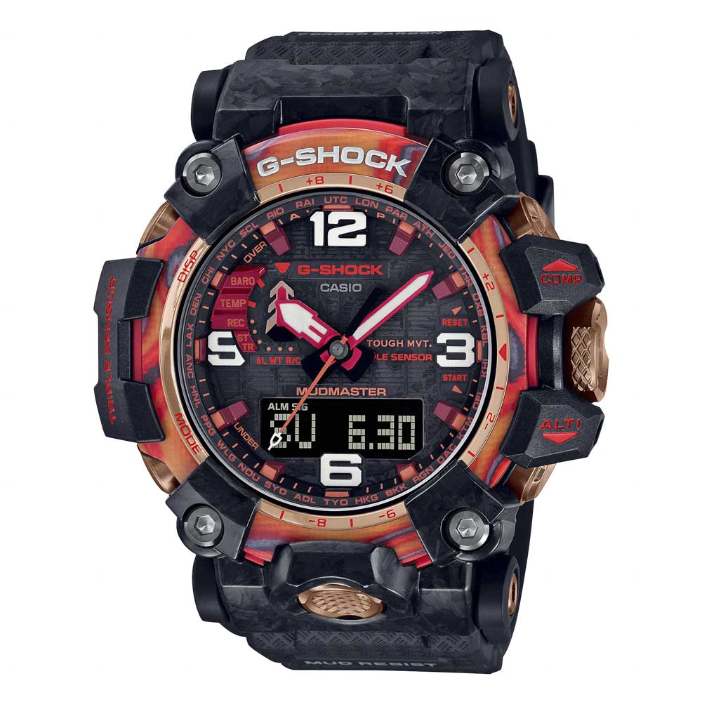 ジーショック G-SHOCK メンズ腕時計 MUDMASTER 40th Anniversary Flare Red 電波ソーラーウォッチ GWG-2040FR-1AJR【FITHOUSE ONLINE SHOP】