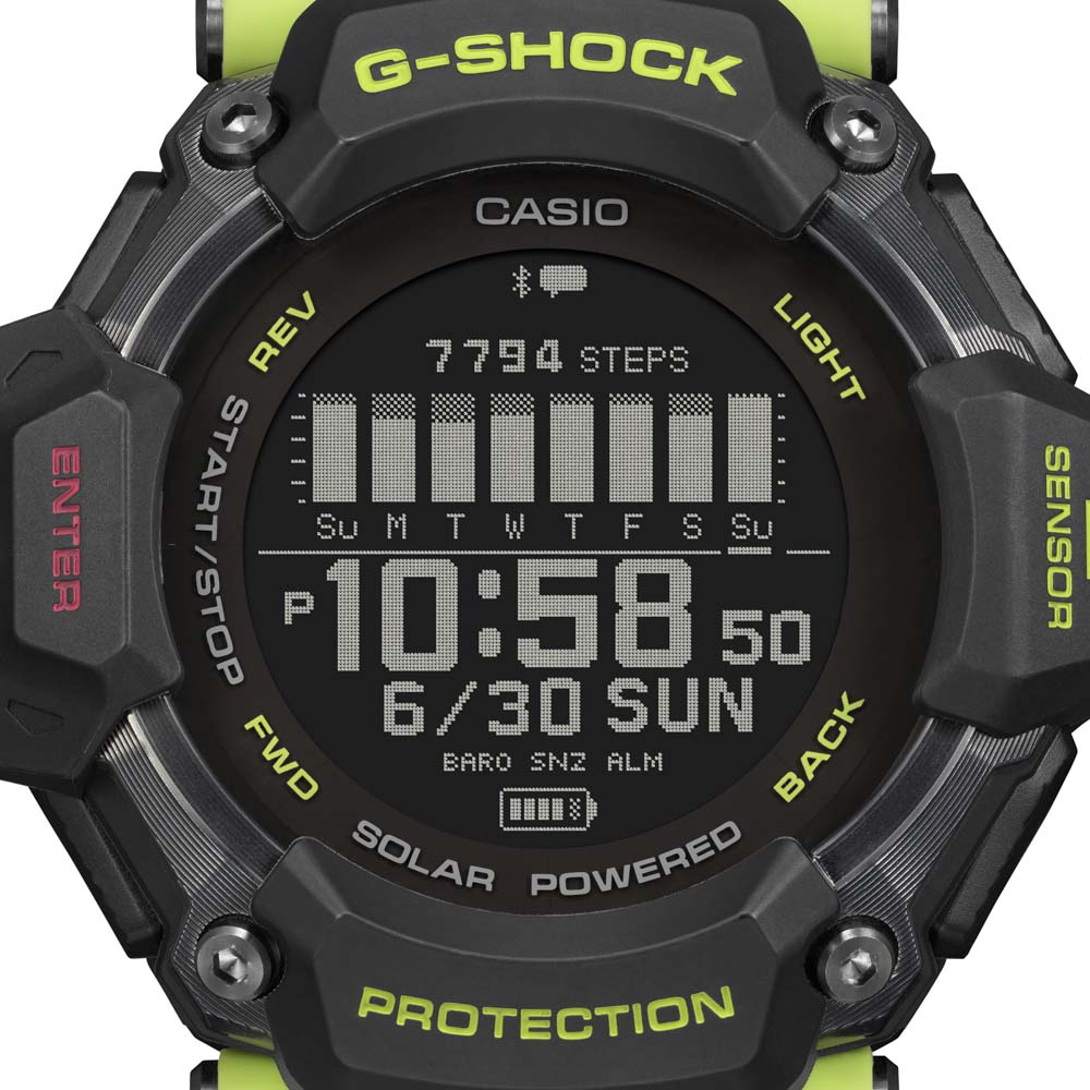 ジーショック G-SHOCK 腕時計 G-SQUAD Bluetooth 心拍数+GPS搭載