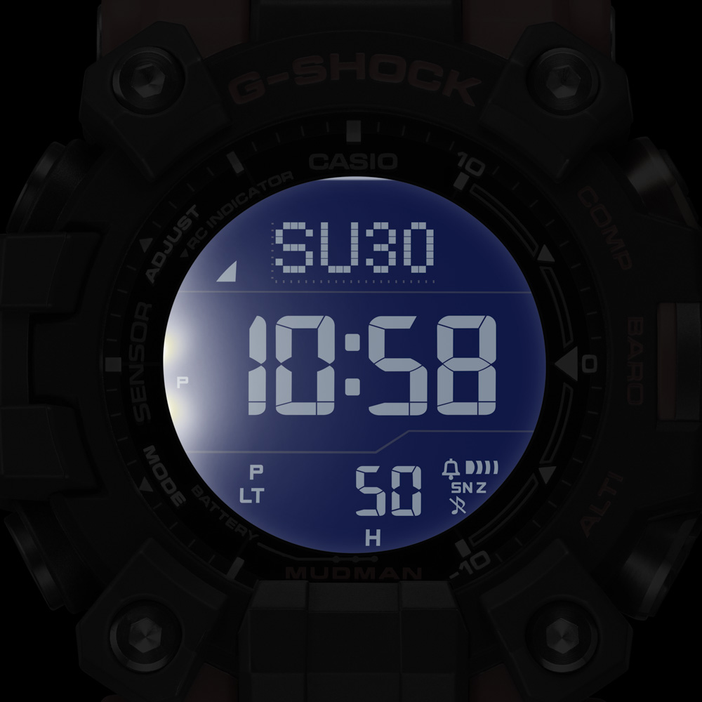 ジーショック G-SHOCK 腕時計 MUDMAN トリプルセンサー 電波ソーラーM