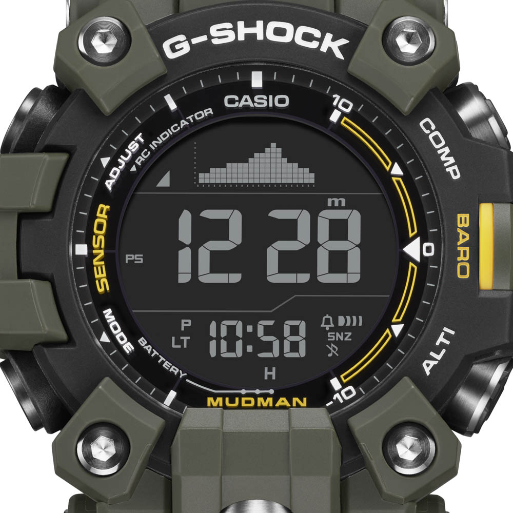 ジーショック G-SHOCK 腕時計 MUDMAN トリプルセンサー 電波ソーラーMウォッチ GW-9500-3JF【FITHOUSE ONLINE SHOP】