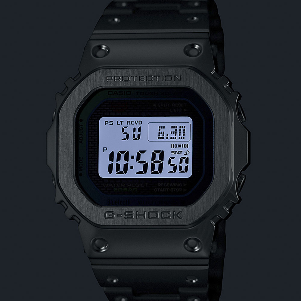 ジーショック G-SHOCK 腕時計 Bluetooth マルチ6 電波ソーラー フルメタル Mウォッチ GMW-B5000PC-1JF【FITHOUSE ONLINE SHOP】