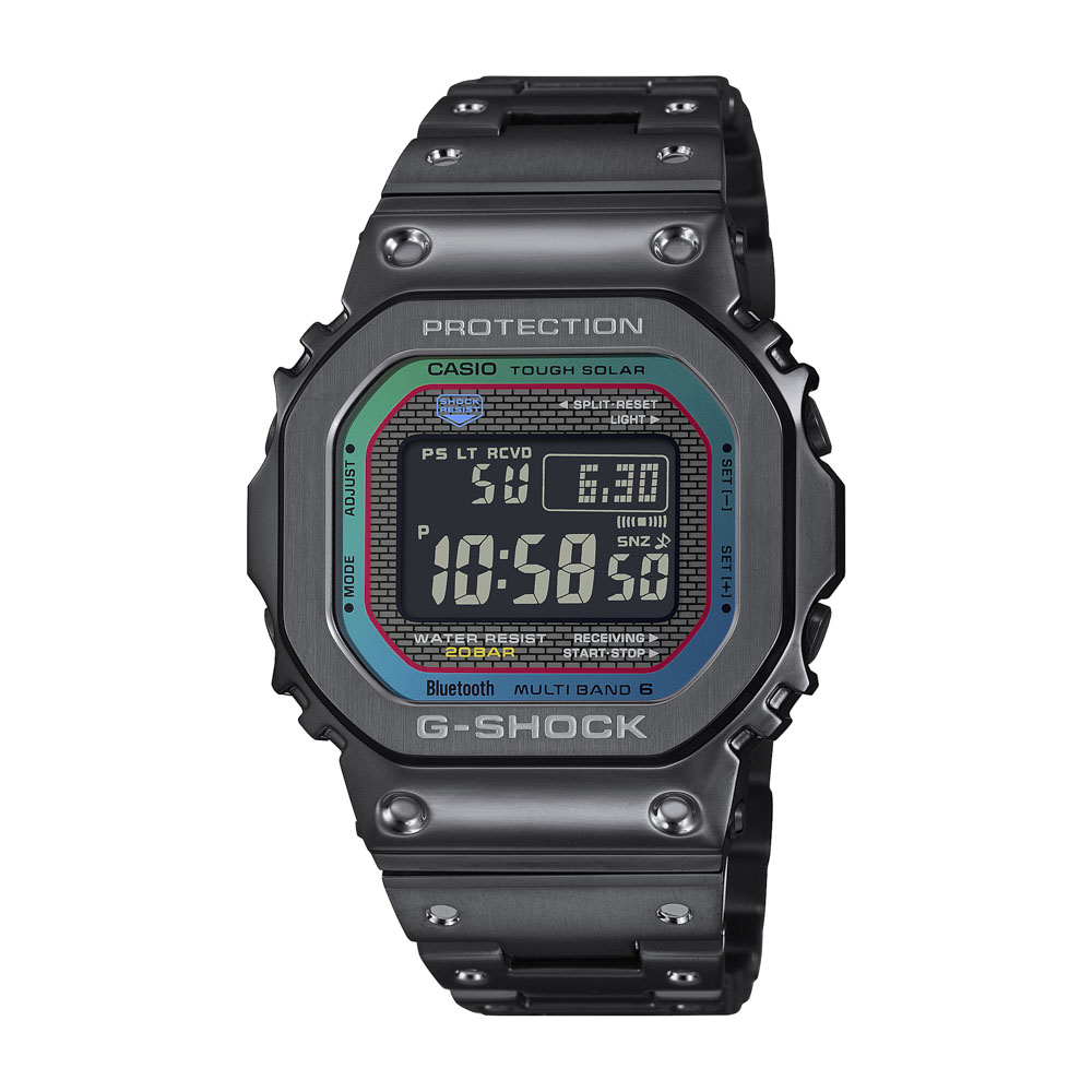 ジーショック G-SHOCK 腕時計 Bluetooth マルチ6 電波ソーラー フルメタル Mウォッチ GMW-B5000BPC-1JF【FITHOUSE ONLINE SHOP】