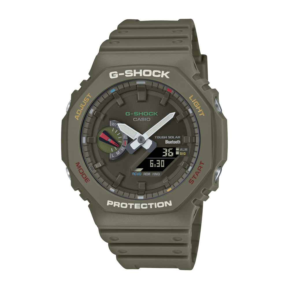 ジーショック G-SHOCK 腕時計 MULTICOLOR ACCENTS 2100 モバイルリンク アナデジ ソーラー Mウォッチ GA-B2100FC-3AJF【FITHOUSE ONLINE SHOP】