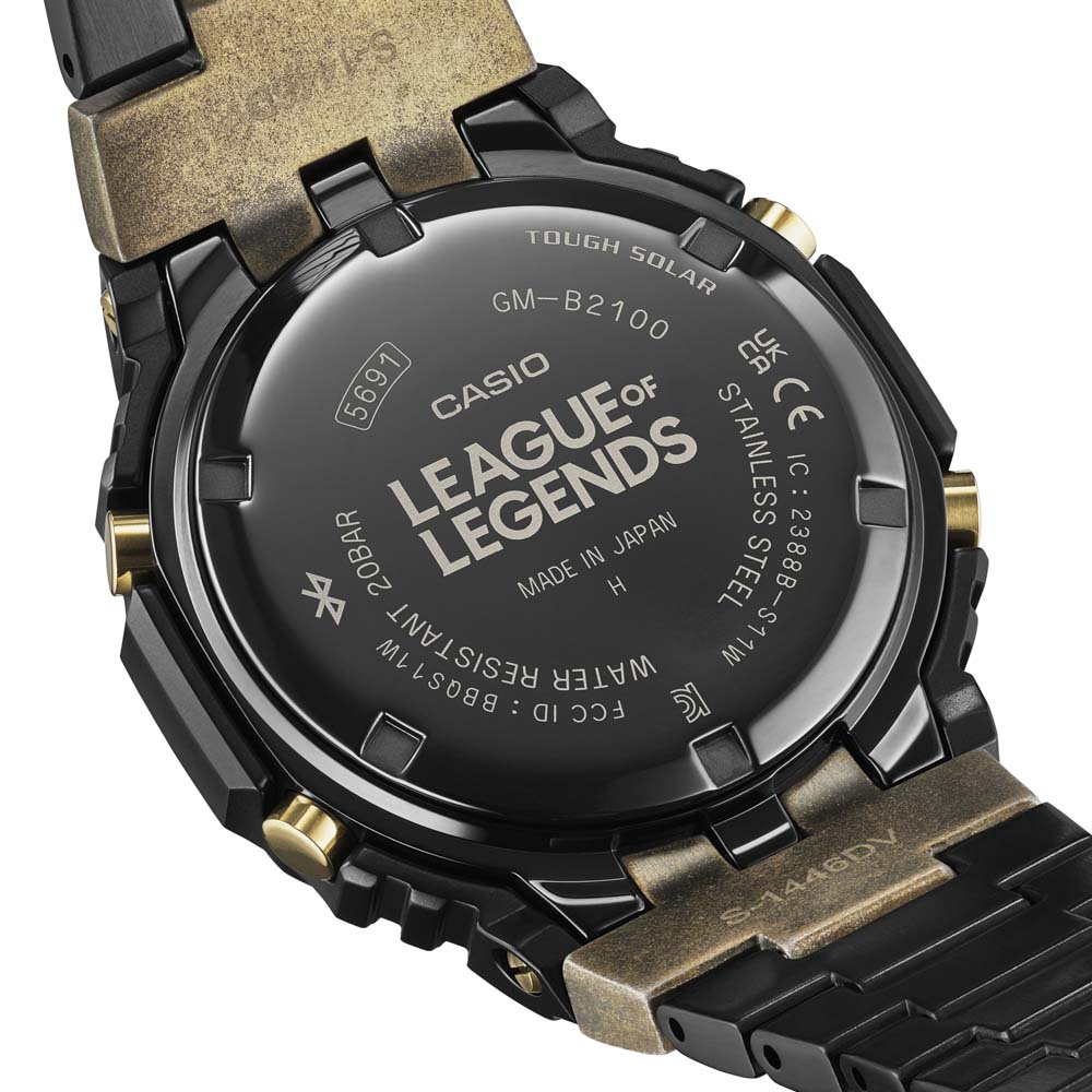 ジーショック G-SHOCK 腕時計 LEAGUE OF LEGENDSコラボ モバイルリンク アナデジ ソーラー Mウォッチ GM-B2100LL-1AJR【FITHOUSE ONLINE SHOP】