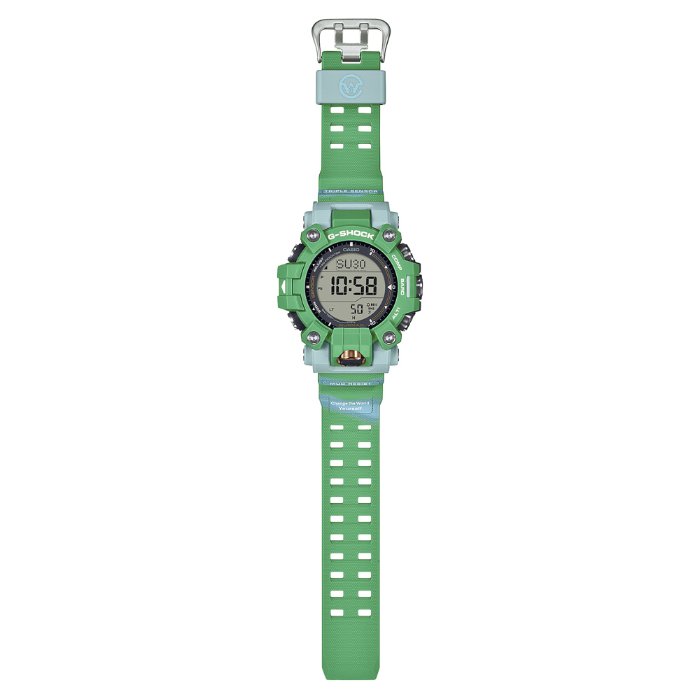 ジーショック G-SHOCK 腕時計 MUDMAN EARTHWATCH コラボ 電波ソーラー Mウォッチ GW-9500KJ-3JR【FITHOUSE ONLINE SHOP】