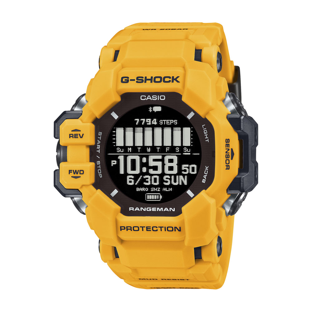 ジーショック G-SHOCK 腕時計 RANGEMAN 6センサー モバイルリンク GPS電波ソーラー Mウォッチ GPR-H1000-9JR【FITHOUSE ONLINE SHOP】