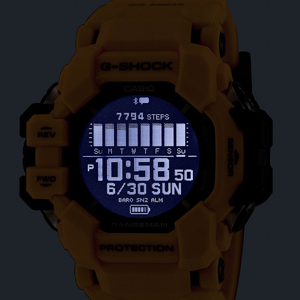 ジーショック G-SHOCK 腕時計 RANGEMAN 6センサー モバイルリンク GPS電波ソーラー Mウォッチ GPR-H1000-9JR【FITHOUSE ONLINE SHOP】