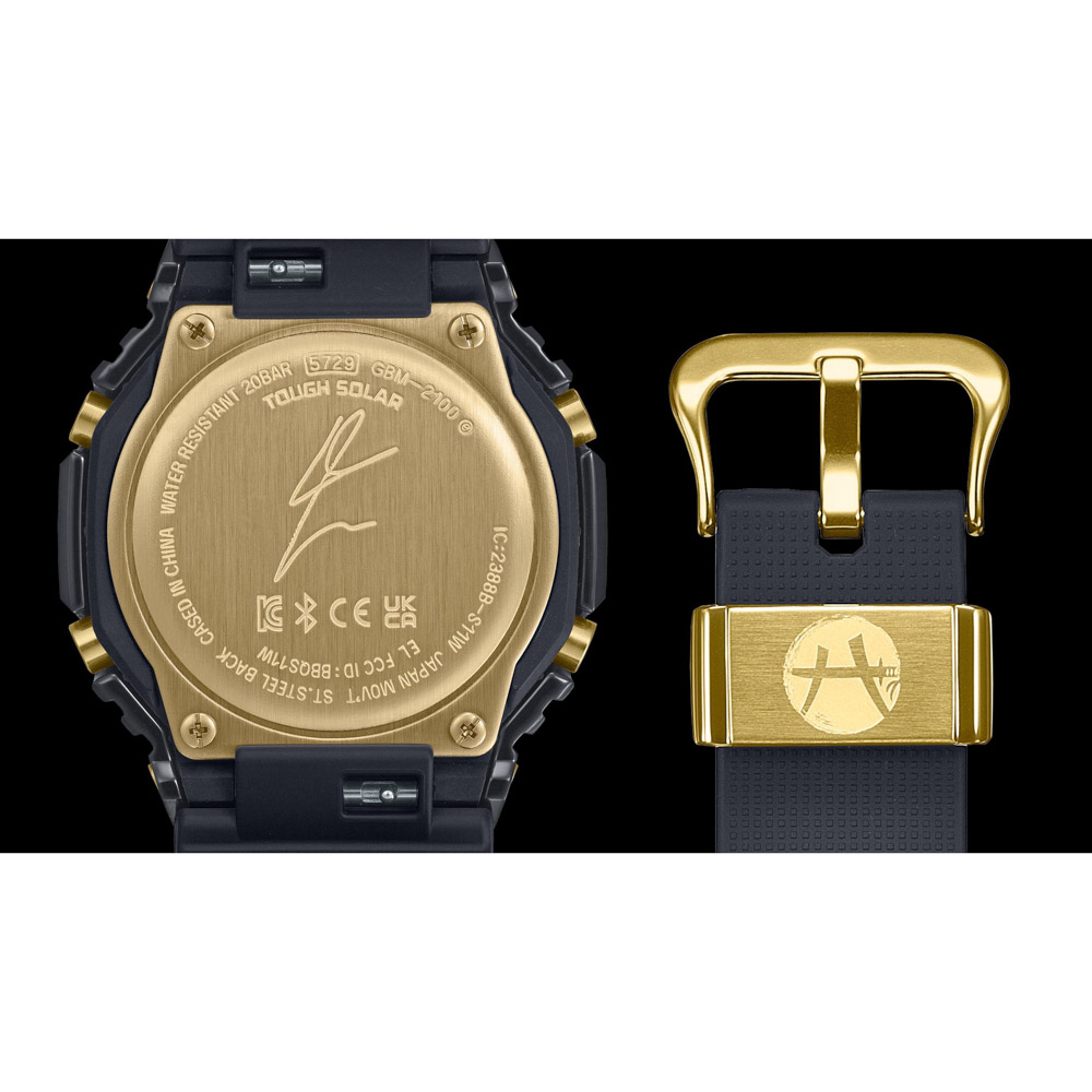 ジーショック G-SHOCK 腕時計 八村塁 シグネチャーモデル GBM-2100 モバイルリンク アナデジ ソーラー Mウォッチ GBM-2100RH-1AJR【FITHOUSE ONLINE SHOP】