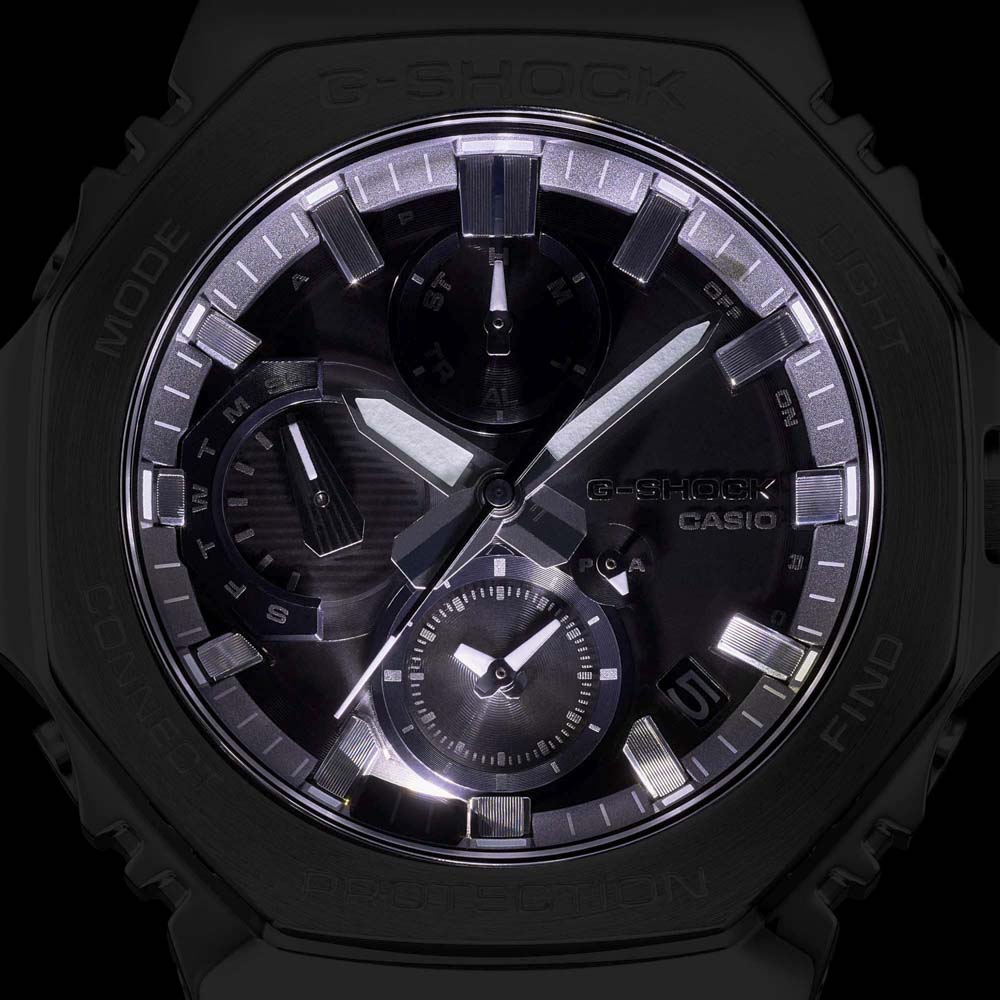 カシオ CASIO ジーショック G-SHOCK 腕時計 GMC-B2100 モバイルリンク フルメタル クロノ Mウォッチ GMC-B2100Y-1AJF【FITHOUSE ONLINE SHOP】