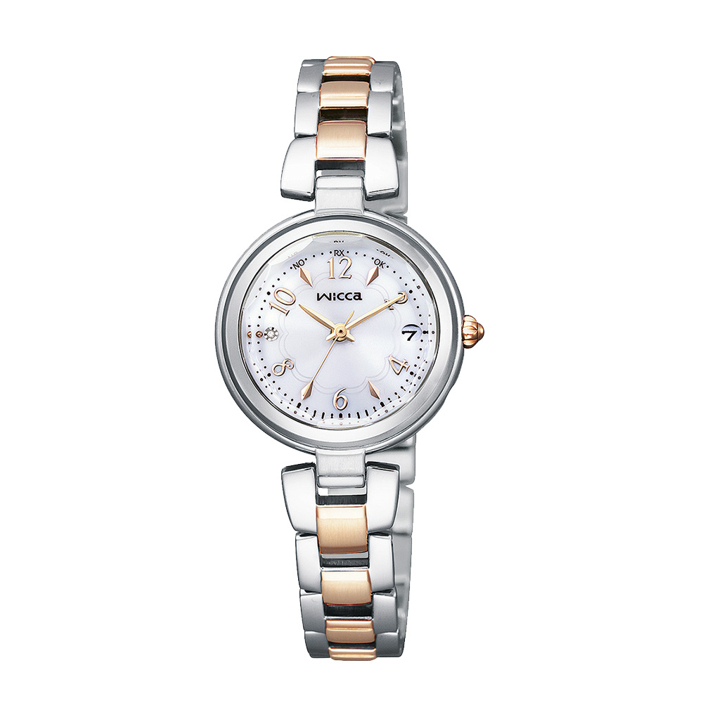 シチズン CITIZEN ウィッカ WICCA 腕時計 ラウンドデイトソーラー電波ステンL KS1-538-11【FITHOUSE ONLINE SHOP】