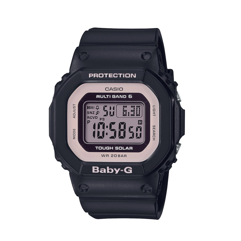 ベイビージー BABY-G 腕時計 20気圧防水 マルチ6 電波ソーラー Lウォッチ BGD-5000U-1BJF【FITHOUSE ONLINE SHOP】