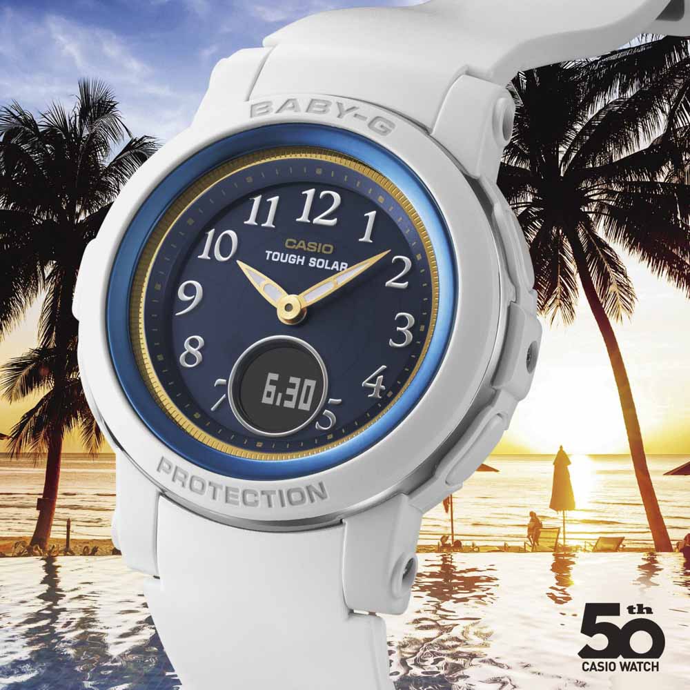 ベイビージー BABY-G 腕時計 CASIO WATCH 50th記念 BGA-290 アナデジ Lウォッチ BGA-S290SS-2AJR【FITHOUSE ONLINE SHOP】