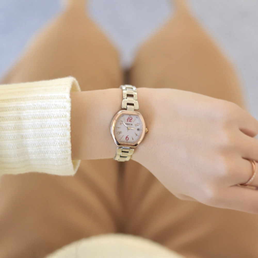 シチズン CITIZEN ウィッカ WICCA 腕時計 HAPPY DIARYソーラー電波L