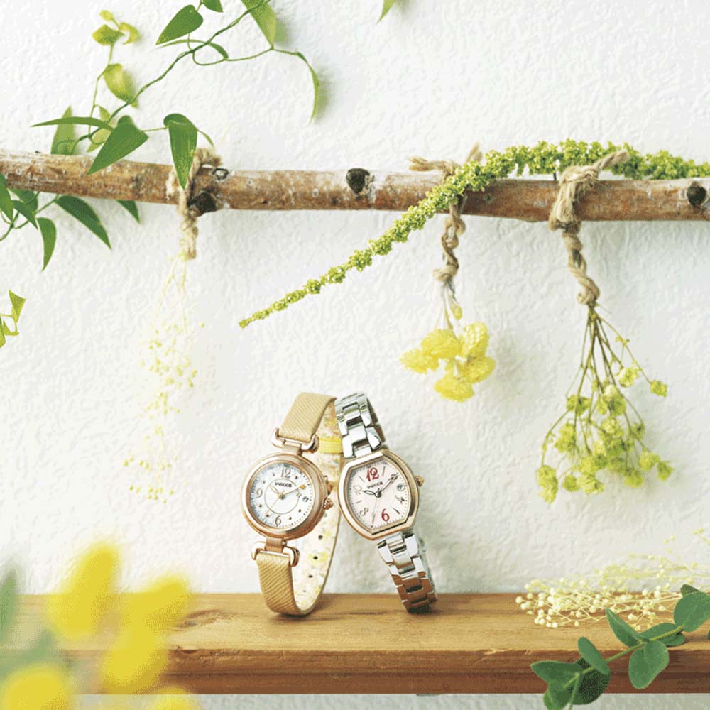 シチズン CITIZEN ウィッカ WICCA 腕時計 HAPPY DIARYソーラー電波L