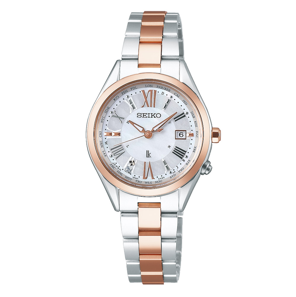 【るん♪様】セイコー ルキア レディダイヤ  SSQV040 1B35-0AA0 SEIKO（セイコー） 新品同様 ルキア レディダイヤ レディース 腕時計