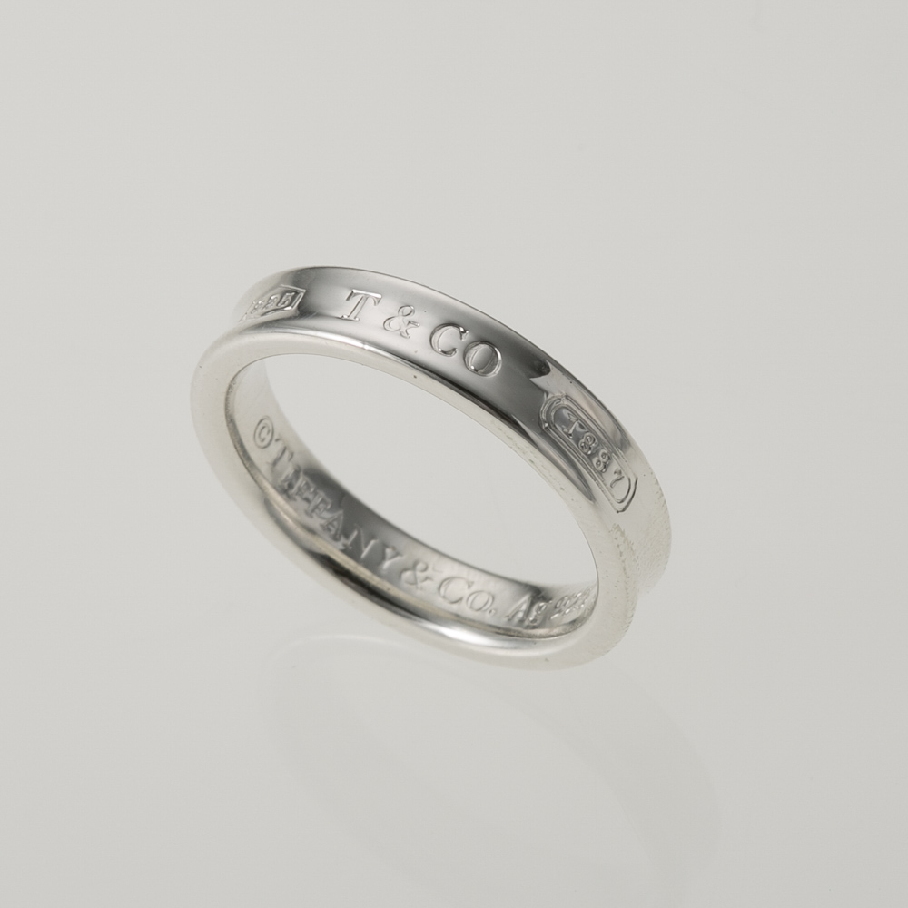 ティファニー TIFFANY リング 1837ナローリングBKチタン 25923588 
