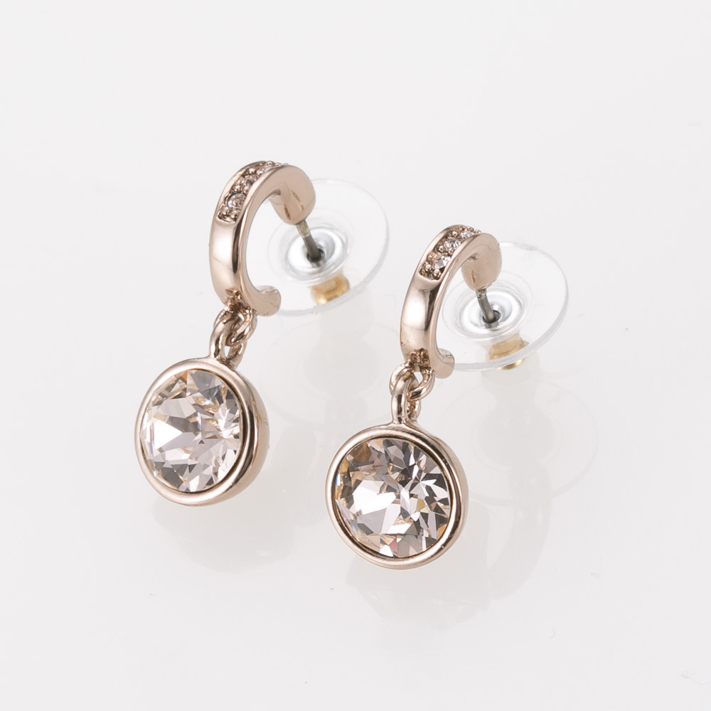 ジバンシィ GIVENCHY ピアス Earrings, Rose Gold-Tone Swarovski Silk 
