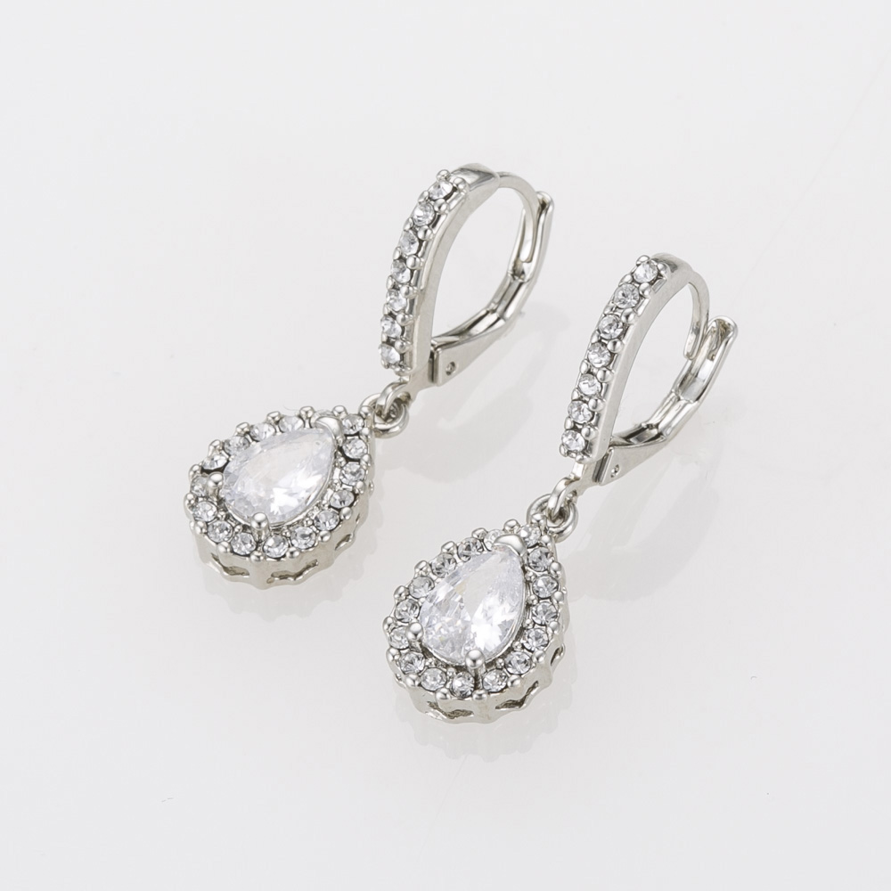 ジバンシィ GIVENCHY ピアス Silver-Tone Drop Earrings 351180-1 ...