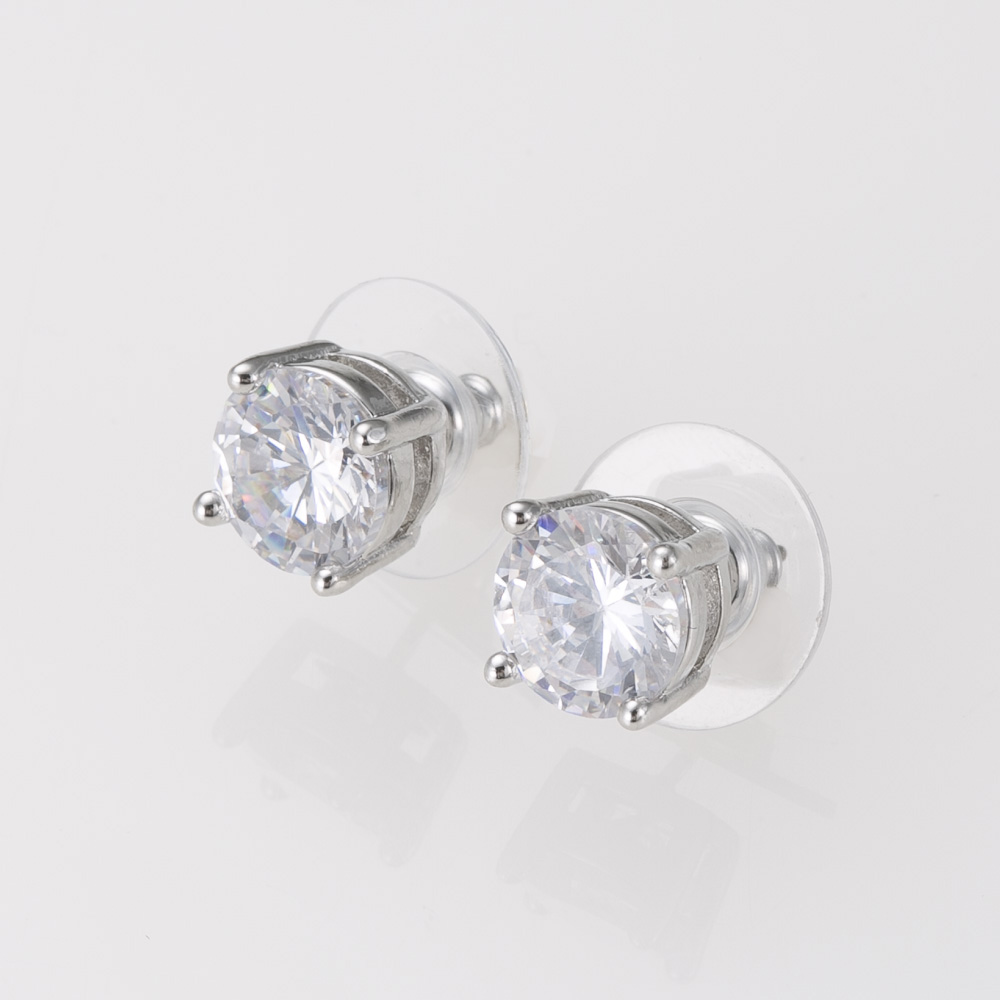 ジバンシィ GIVENCHY ピアス Earrings, Round Crystal Stud 562715-1 