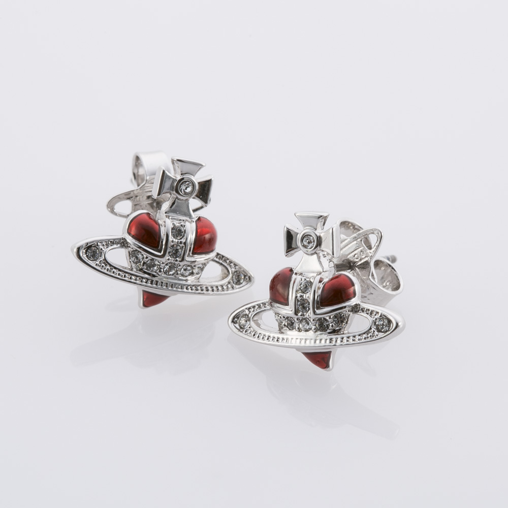 ヴィヴィアンウエストウッド Vivienne Westwood ピアス SMALL DIAMANTE HEART EARRINGS 6201031AW02W197【FITHOUSE ONLINE SHOP】