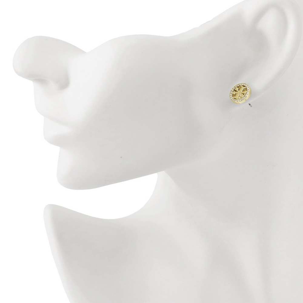 トリーバーチ TORY BURCH ピアス MILLER PAVE STUD EARRING 53422-783【FITHOUSE ONLINE SHOP】