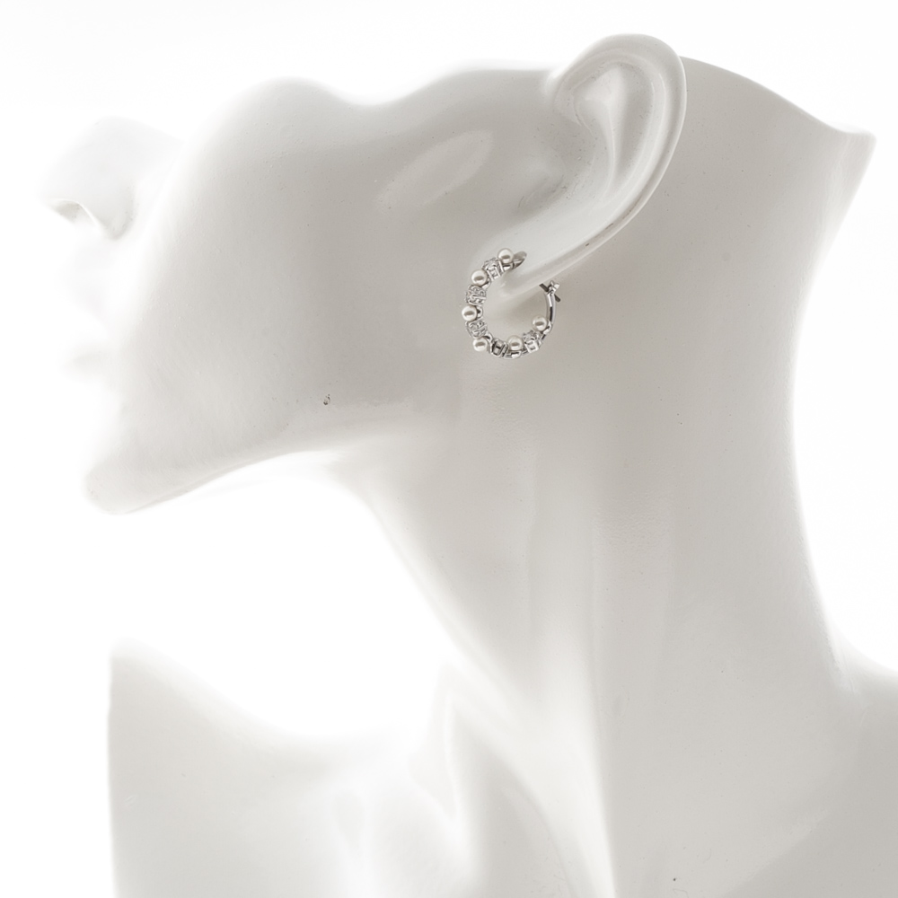 スワロフスキー SWAROVSKI フープピアス Matrix 5709256【FITHOUSE ONLINE SHOP】