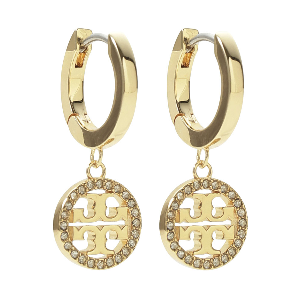 トリーバーチ TORY BURCH ピアス MILLER PAVE HUGGIE HOOP EARRING 87041-783【FITHOUSE ONLINE SHOP】