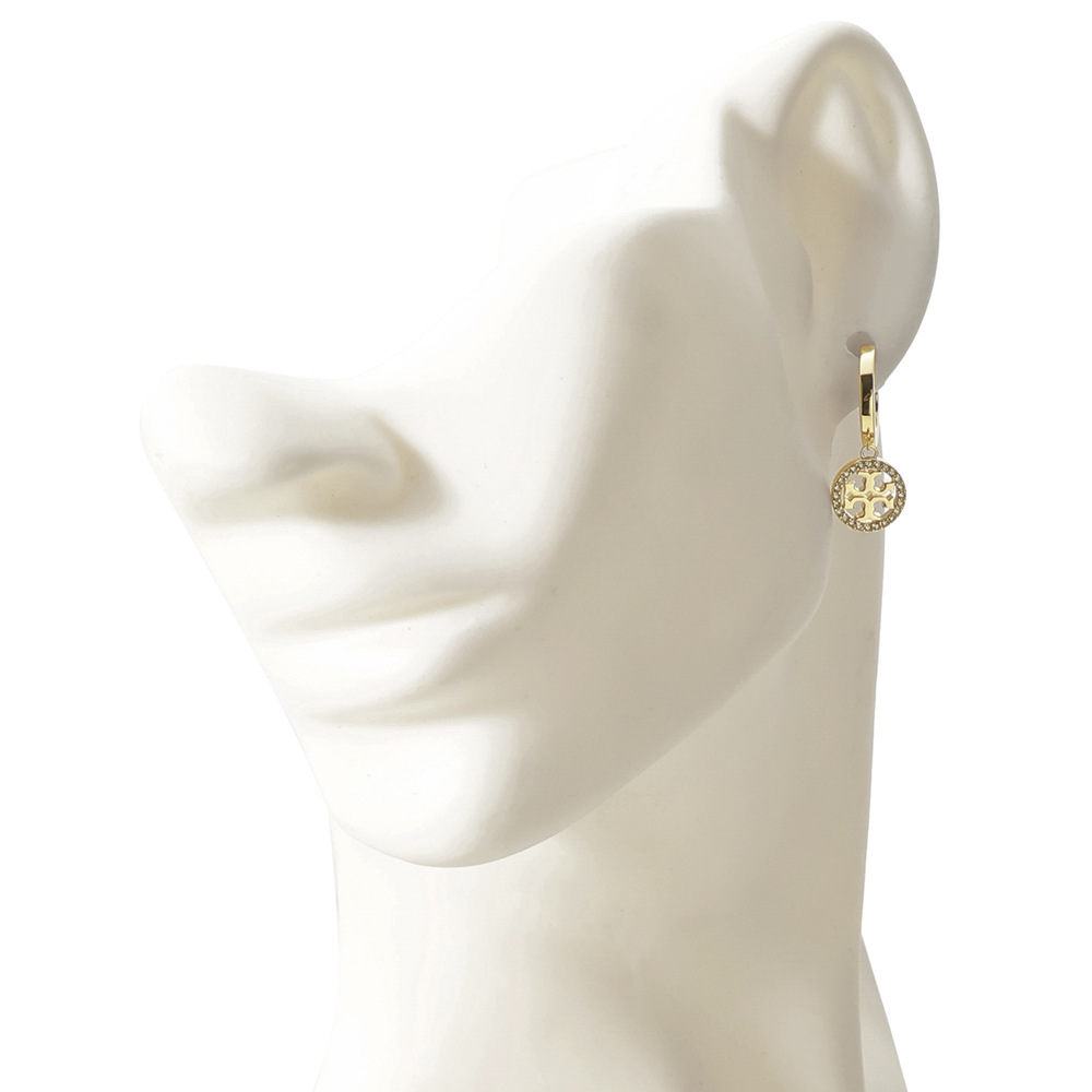 トリーバーチ TORY BURCH ピアス MILLER PAVE HUGGIE HOOP EARRING 87041-783【FITHOUSE ONLINE SHOP】