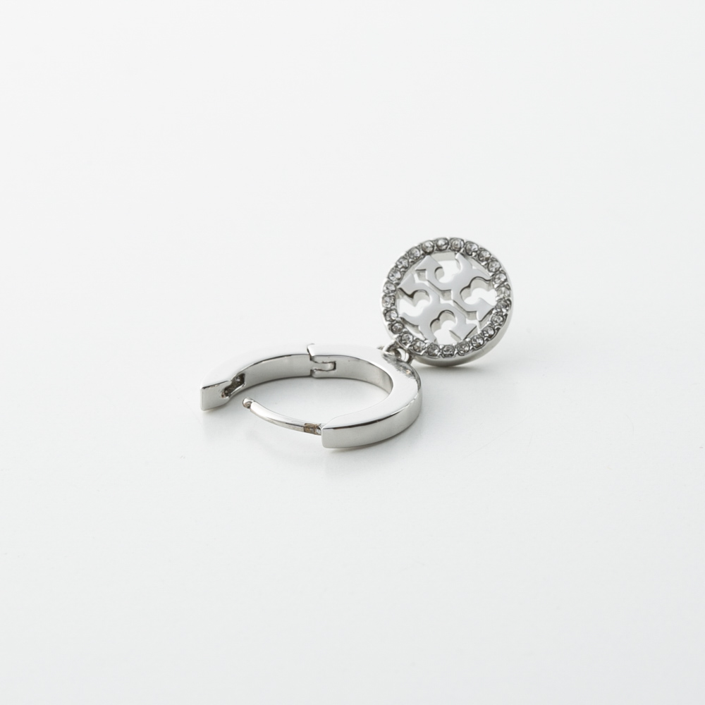 トリーバーチ TORY BURCH ピアス MILLER PAVE HUGGIE HOOP EARRING 87041-042【FITHOUSE ONLINE SHOP】